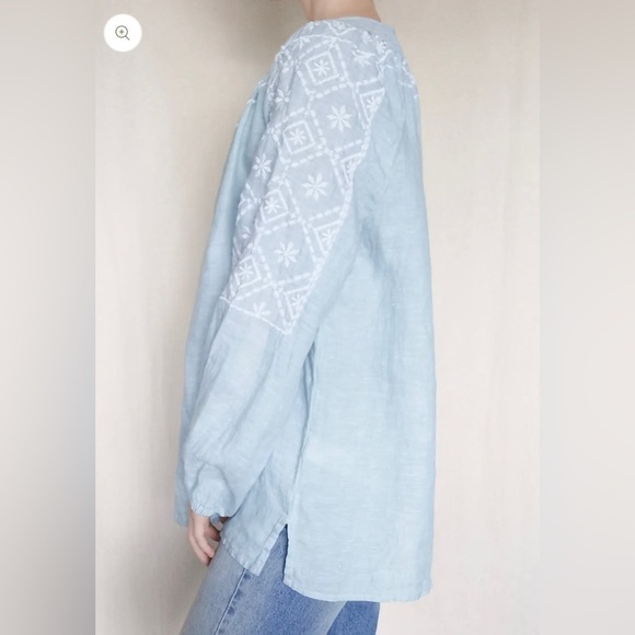 Joie Linen Blouse - Picture 2 of 10